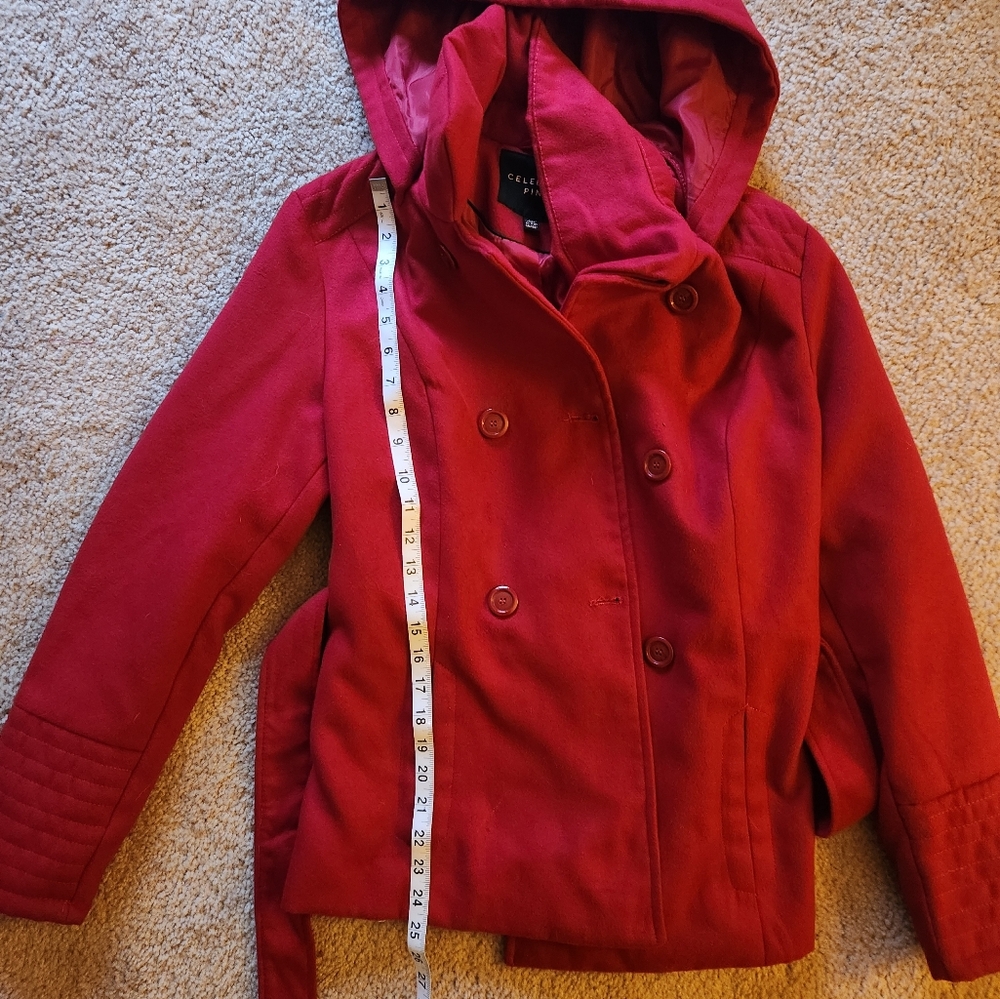 Red Hooded Jacket - Picture 2 of 6
